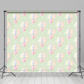 Aperturee - Aperturee Step Repeat Love Hot Air Balloon Cake Smash Backdrop